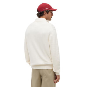 Tommy Hilfiger Textured Half-Zip Mock Neck Jumper